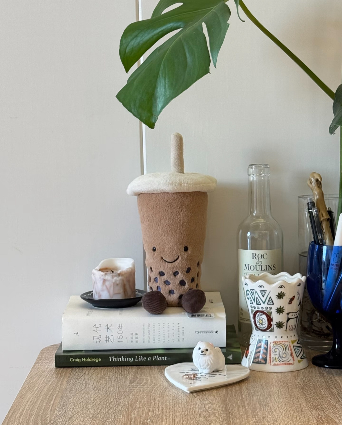 Nordic Fun and Creative Milk Tea Plush Toys, Cute Pillows, Dolls, Gifts for Men and Women, Wedding Throw Dolls, Wholesale