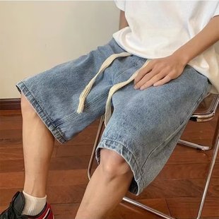 Брендовая ретро плетеная джинсовая юбка, летние шорты, тонкие трендовые штаны для школьников, оверсайз