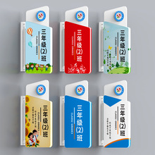 小学初中班级门牌学校幼儿园教室侧挂指示牌办公室标识牌补习辅导