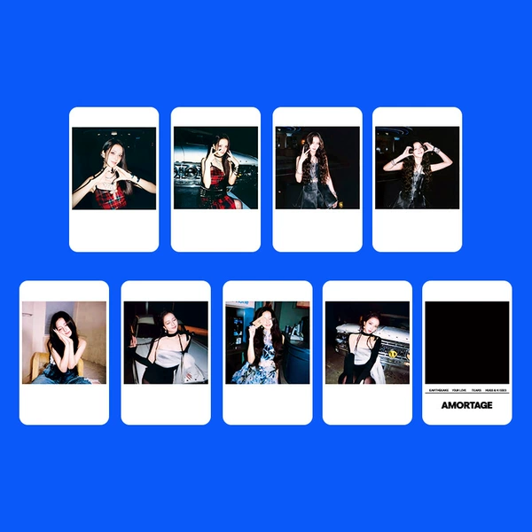 Kim Ji-soo's SOLO AMORTAGE album Polaroids (nine types) eight pieces