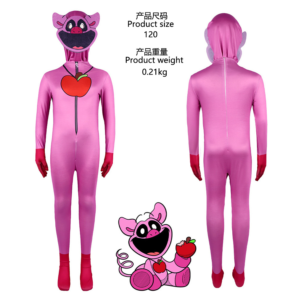 Traje de cosplay transfronterizo de Poppy Playtime para actuaciones escénicas, diseño de animales sonrientes de Poppy's Playtime image 12