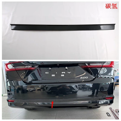 Şüşə kənarı xromları/moldingləri – Camry Exterior Modification Suitable for - piano-black-rear-bar-trim-1m