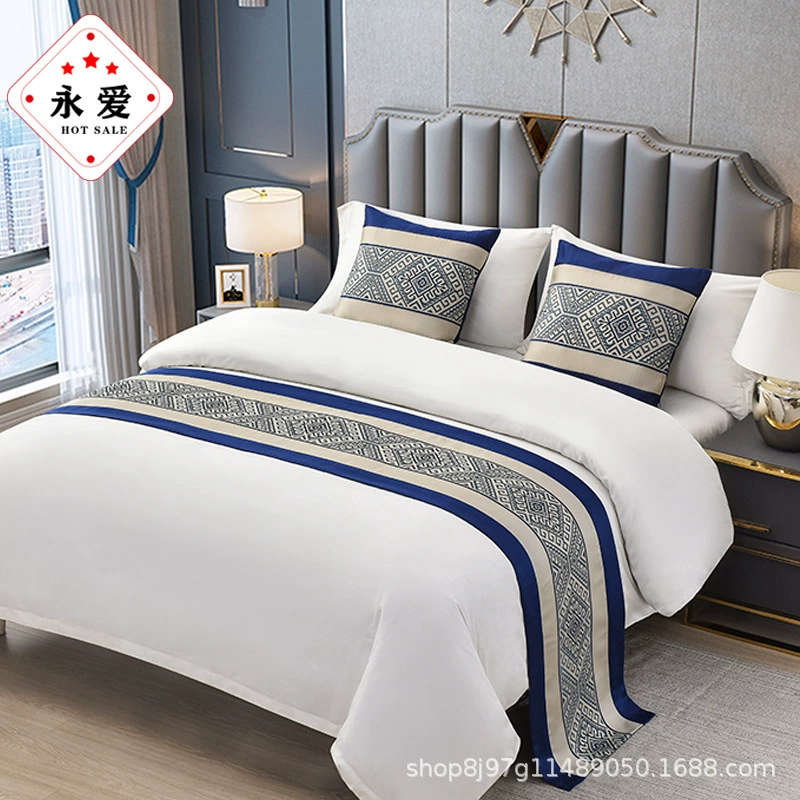 Bed Towel Luxury Hotel Hotel bedding Furnishing Best Best Bed Banner European Simple Light luxury bed cover