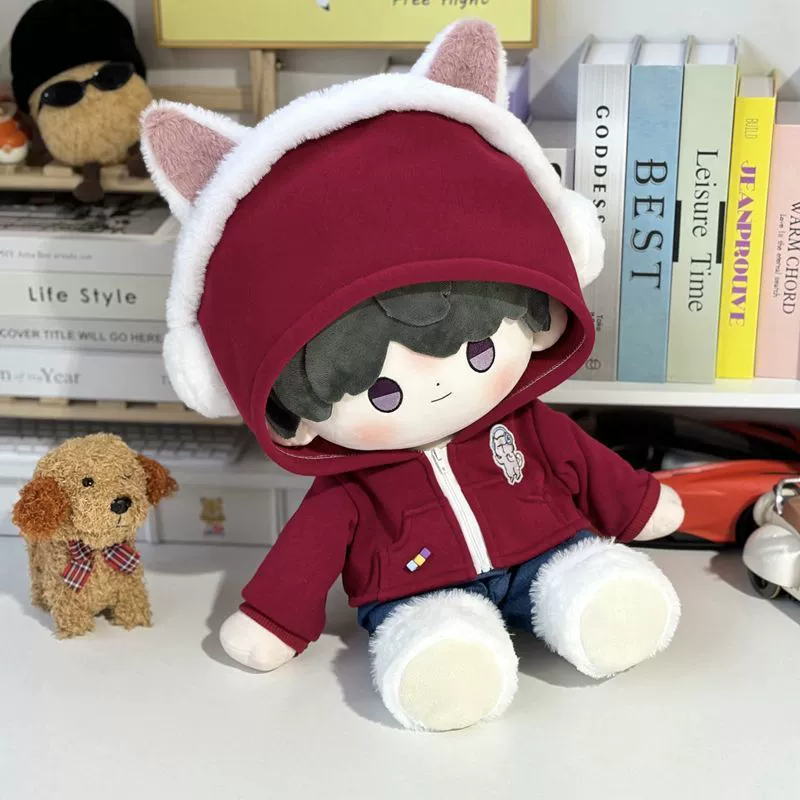 Прослушивание музыки котенка 40cm ватная кукольная одежда