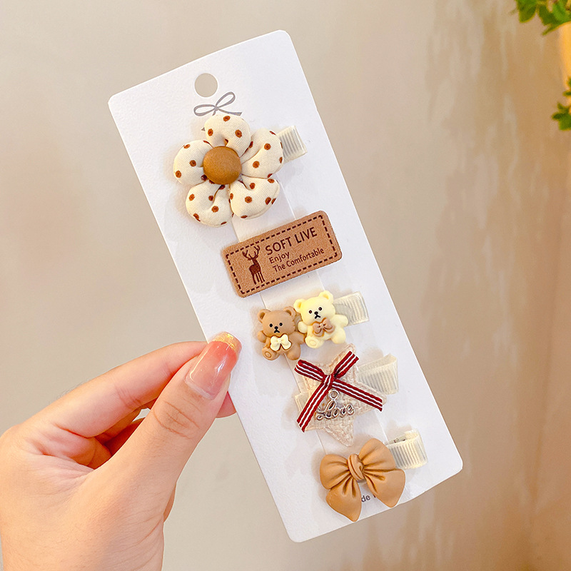 Lindo bebé fetal clip de pelo accesorios para el cabello bebé no duele el pelo horquilla volumen del pelo del bebé menos sudor clip de los niños tocado