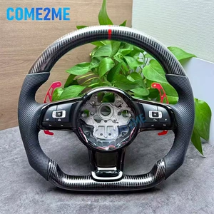 Suitable for Volkswagen MK7 MK6 Golf 7 Polo CC Jetta Tiguan GTI R carbon fiber steering wheel
