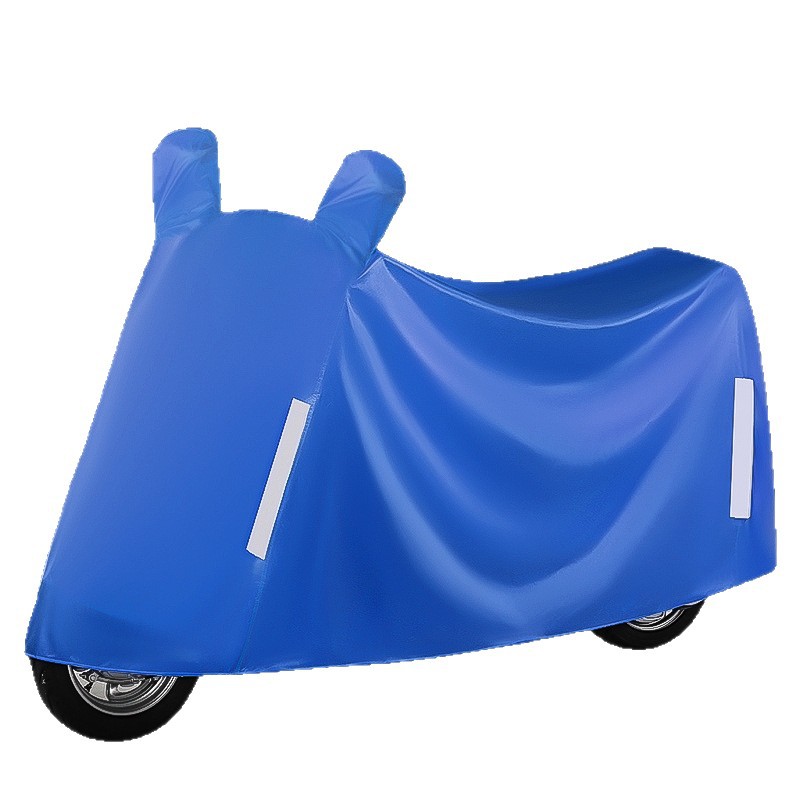 Electric Vehicle Cover, Rainproof and Sunproof Rain Cover, Thickeneded Motorcycle Cover, Rain Cover, Waterproof, Windproof and Dustproof Sunshade
