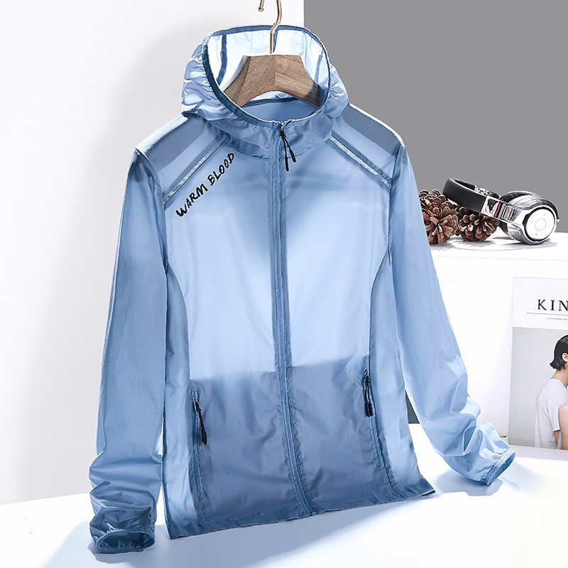 Verano hombre y mujer al aire libre transpirable bicicleta ropa de protección solar de mangas largas conducir ropa de protección solar de la piel