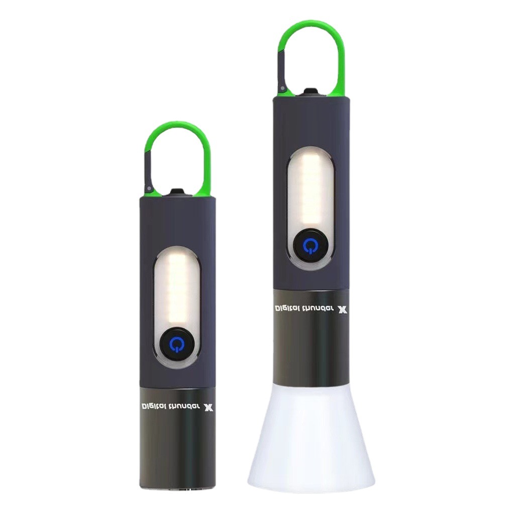 LED multifunción luz fuerte linterna de largo alcance enfoque telescópico iluminación de camping al aire libre luz de la tienda luz de emergencia del hogar