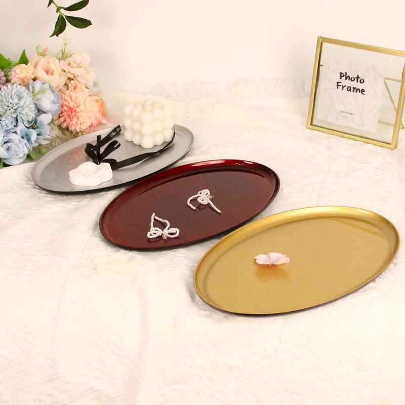 charger plates Export Wholesale High-looking Disposable Cross-border Special Fruit Plate Hotel Wedding Plate