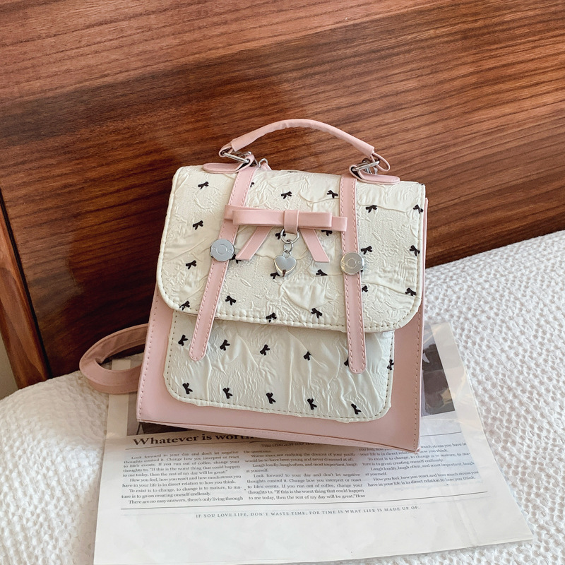 可爱女包2025新款时尚百搭潮流文艺简约学院风日常手提双肩包