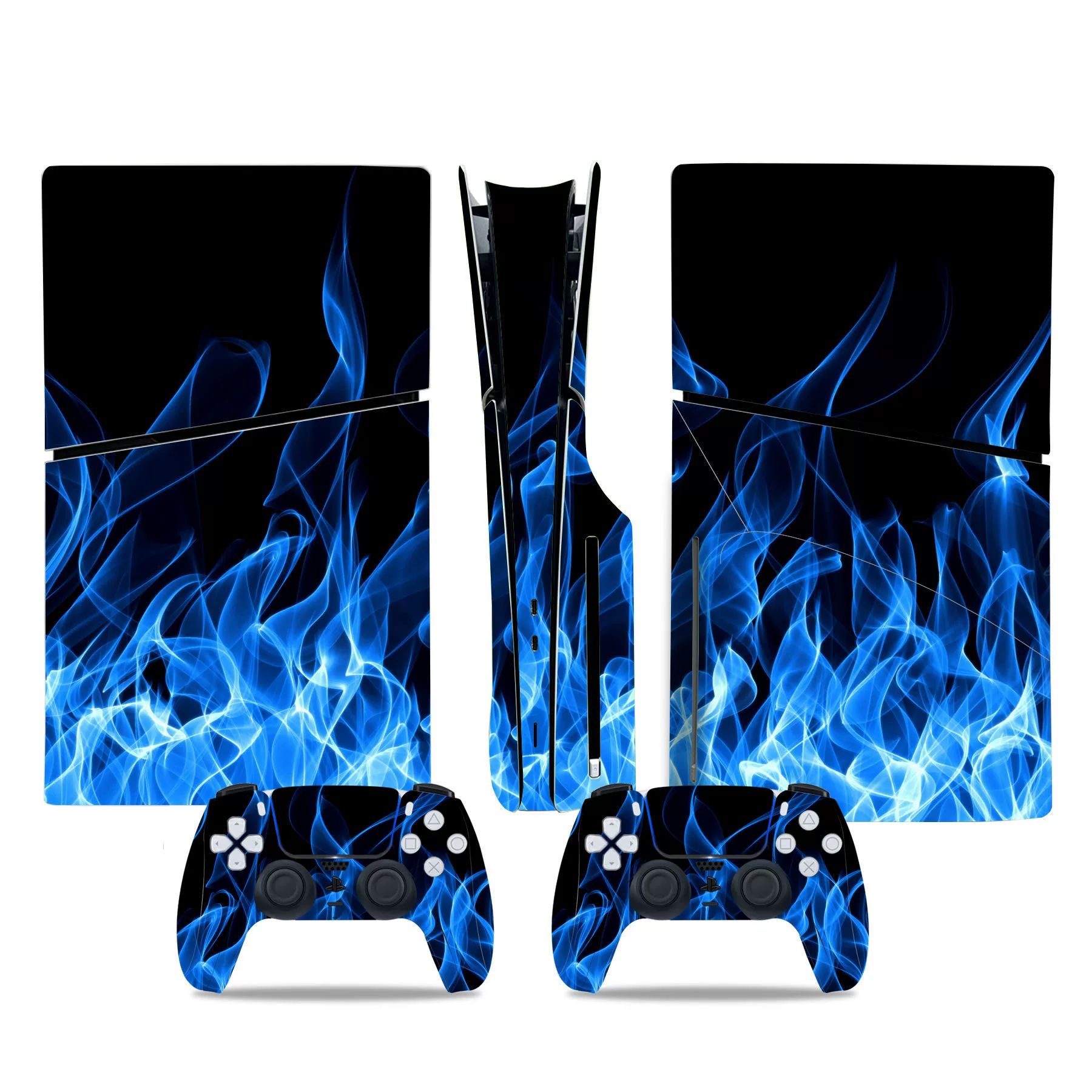 Наклейка на консоль (PS5 Slim), матовая защитная наклейка, индивидуальный рисунок, ультратонкая 0.001 мм