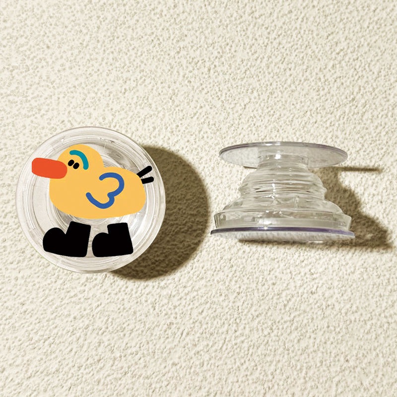 Ins adorable edición redonda creativa airbag soporte de teléfono móvil pegado rotación 360 retráctil perezoso persiguiendo el drama de escritorio