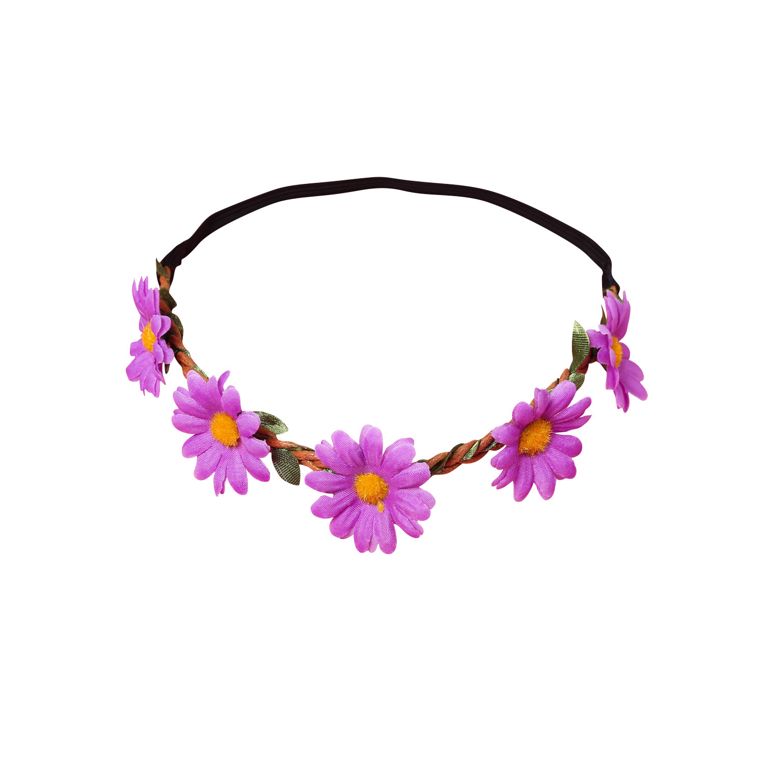 Daisy cinta crisantemo guirnalda europea y americana novia dama de honor accesorios para el cabello nueva playa girasol tocado