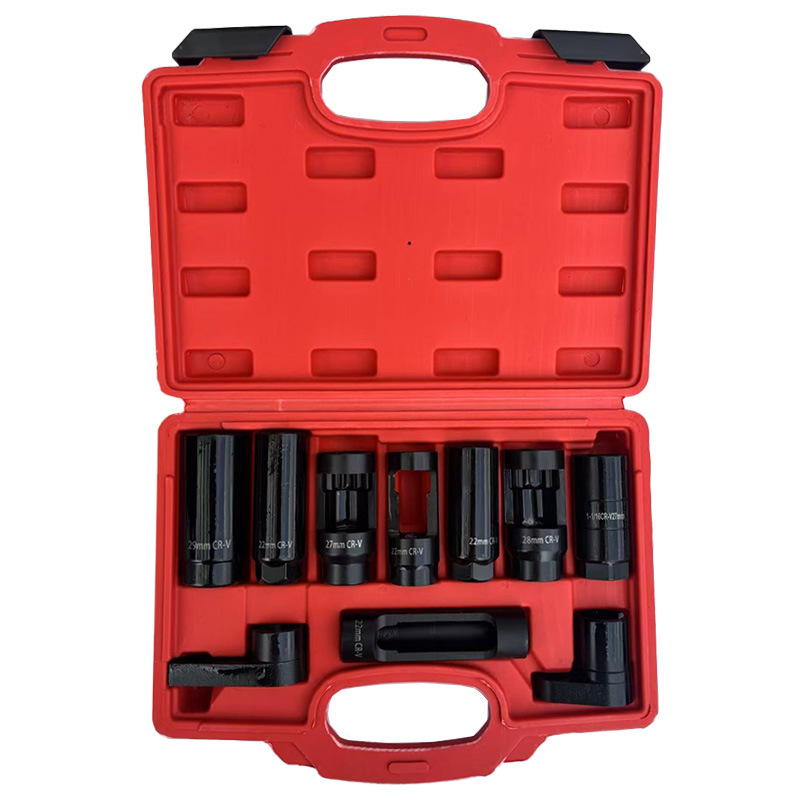 Llave de vaso especializada para desmontaje y montaje del sensor de oxígeno delantero del coche, llave de boca abierta de 22 mm, juego de herramientas de reparación automotriz de 22 mm.