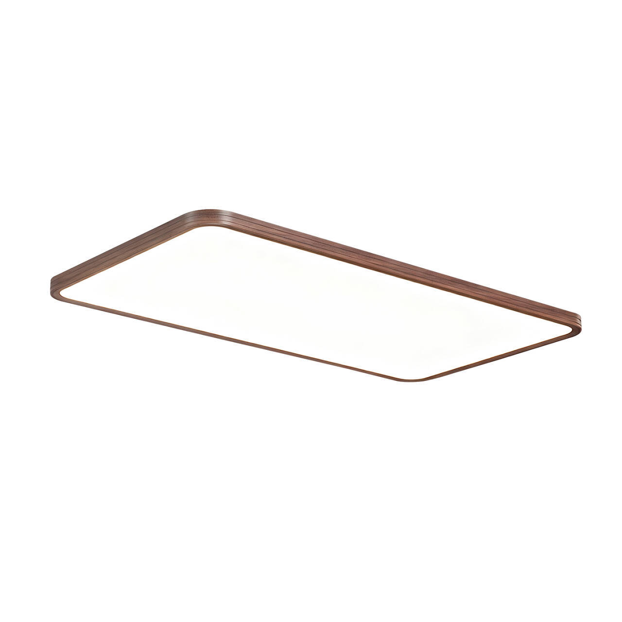 lámpara de techo LED lámpara de sala de estar estilo antiguo madera de nuez aluminio lámpara de dormitorio aislamiento conductor de lámparas de la ciudad antigua de Zhongshan