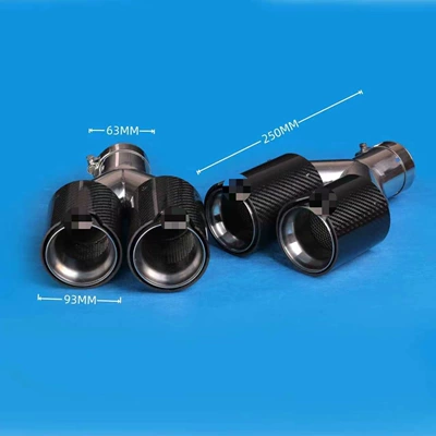 Exhaust pipe: Bmw M, Satin Finish, Sandblasted - 04-289b