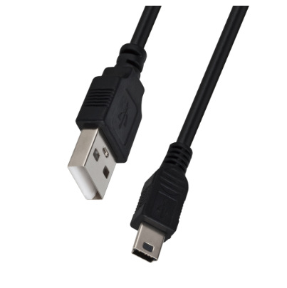 Todo cobre negro miniusb cable V3 mini 5PIN cable de datos T puerto cámara teléfono móvil cable de carga cable