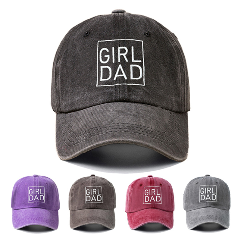 Nueva gorra de béisbol bordada con la inscripción GIRL DAD, estilo casual, versátil, para hombre y mujer, protección solar para exteriores.