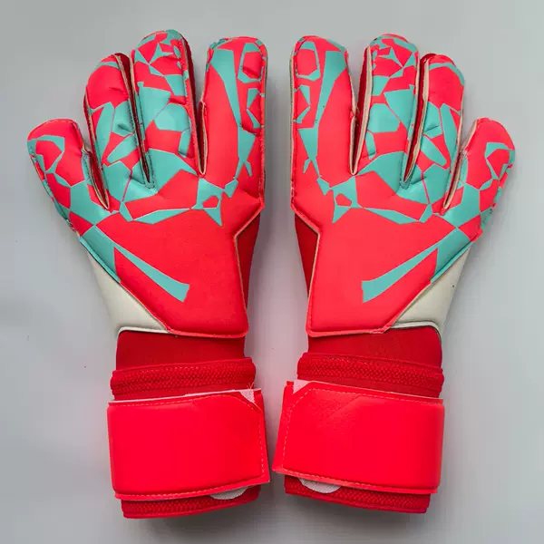 VG3 Soccer Goalkeeper Gloves Goalkeeper Gloves Adult Football Gloves Thickened 4mm Latex Without Finger Guard