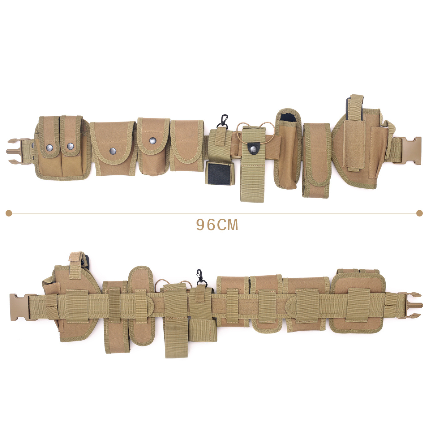 Suministros deportivos al aire libre cinturón táctico de 10 piezas extraíble bolsa de accesorios sello de la cintura herramienta de seguridad cubierta de tiro rápido