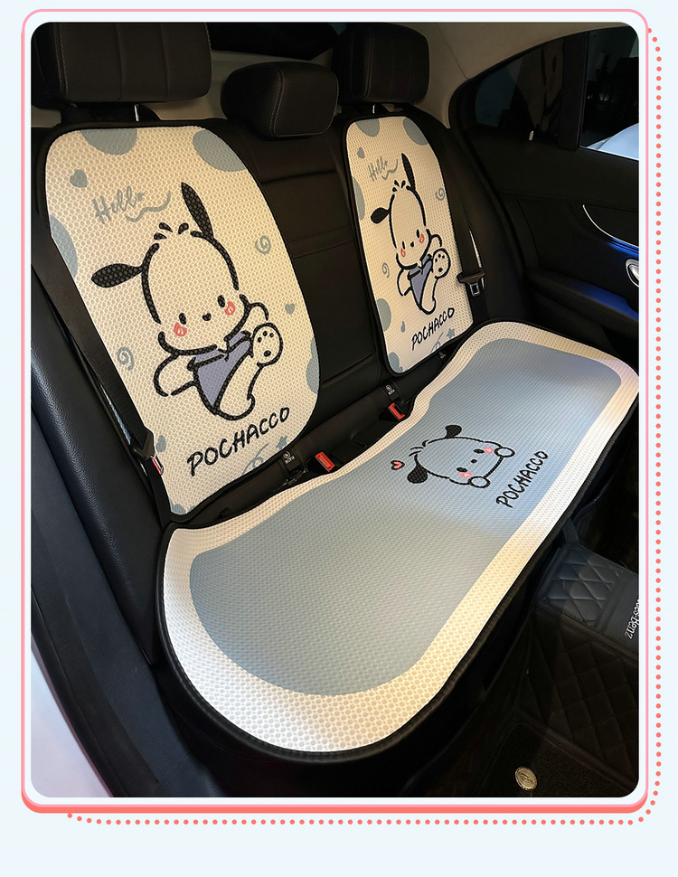 Puppy Car Seat Cushion, Universal for All Seasons, Half-Cover Seat Cover, Cute Cartoon Women's Seat Cushion, Summer Car Cushion Seat Cover