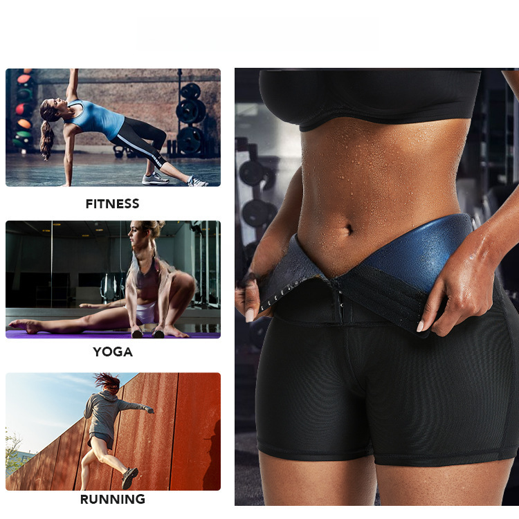 Evropa in Združene države Amerike čezmejne pasne odebeljene prevlečene trebušne hlače ženske fitnes pas prepotene hlače z visokim pasom in boki_voghion.com