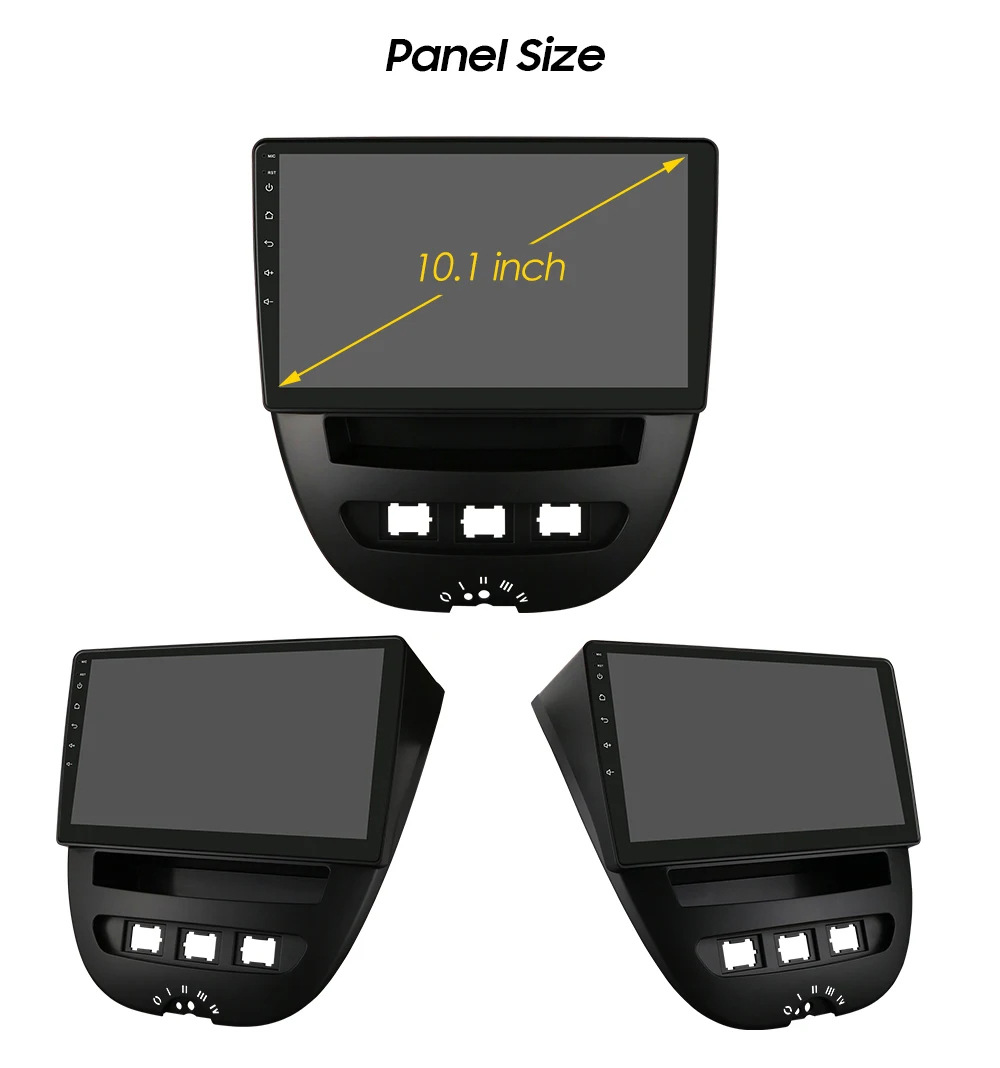 Cross-Border Suitable for 05-14 Peugeot 107 Android Large Screen Car Central Control Gps Navigation Bluetooth Wireless Carplay