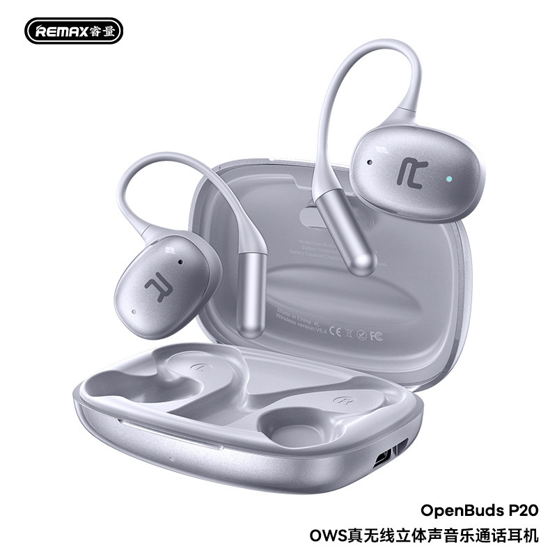 REMAX OWS トゥルーワイヤレス ステレオ 5.4 音楽ノイズリダクション Bluetooth ヘッドセット イヤーマウント 高品質 P20|undefined