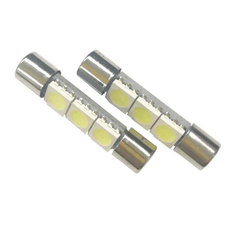Automóvil LED maquillaje espejo luz de fusible doble punta 29mm luz de lectura reforma luz interior 6614F luz image 5