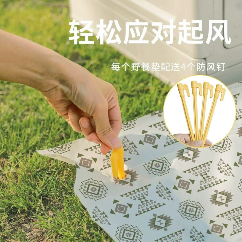 Travel big waterproof pillow, garden lights for home use for camping, handheld folding equipment, increased thickness