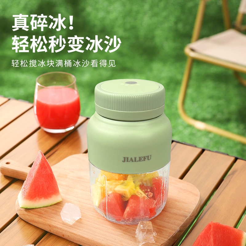 Exprimidor JIALEFU 1300ML de gran capacidad 38 páginas cuchillo inalámbrico portátil doble taza tapa rápida recién exprimido multifunción