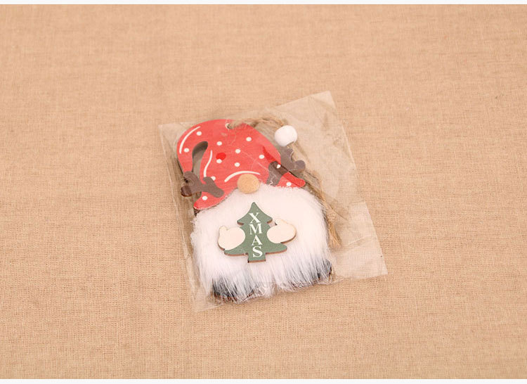 Christmas Santa Claus Wood Party Hanging Ornaments display picture 3