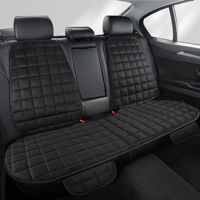 Wool pad – available for drop shipping - plush-rear-seat-backrest-in-mysterious-black