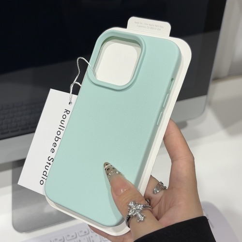 High-end leather case for Apple iPhone 16 Pro Max, iPhone 15, lychee pattern, suitable for women, 14 for elegance, 12 for fashion.
