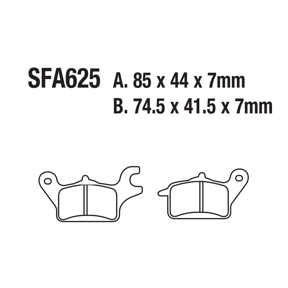 Motocicleta sinterizada base de cobre aluminio de silicio pieza de carro pickup ATV FA625 juvenil animal AFS NSC 110