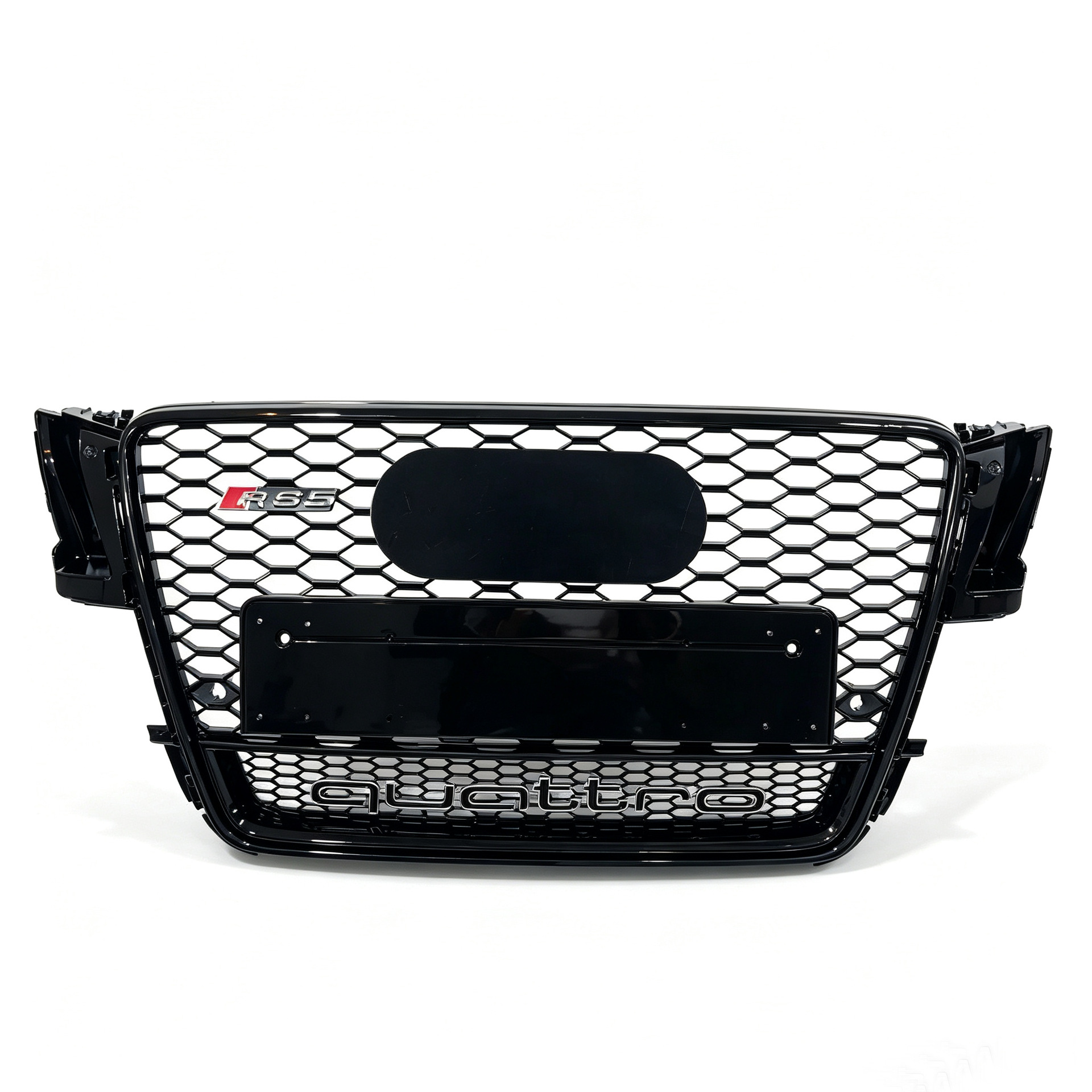 Suitable for the front grille honeycomb style in gloss black for 2008-2012 Audi A5S5B8RS5 models