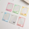 Sanrio Card Card Mask HD Thick Love Bean Album Establish a small card protective film two -layer star flash laser