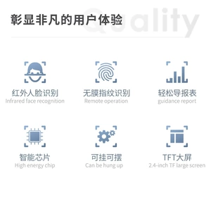 得力 13888S Инфракрасное распознавание лиц.