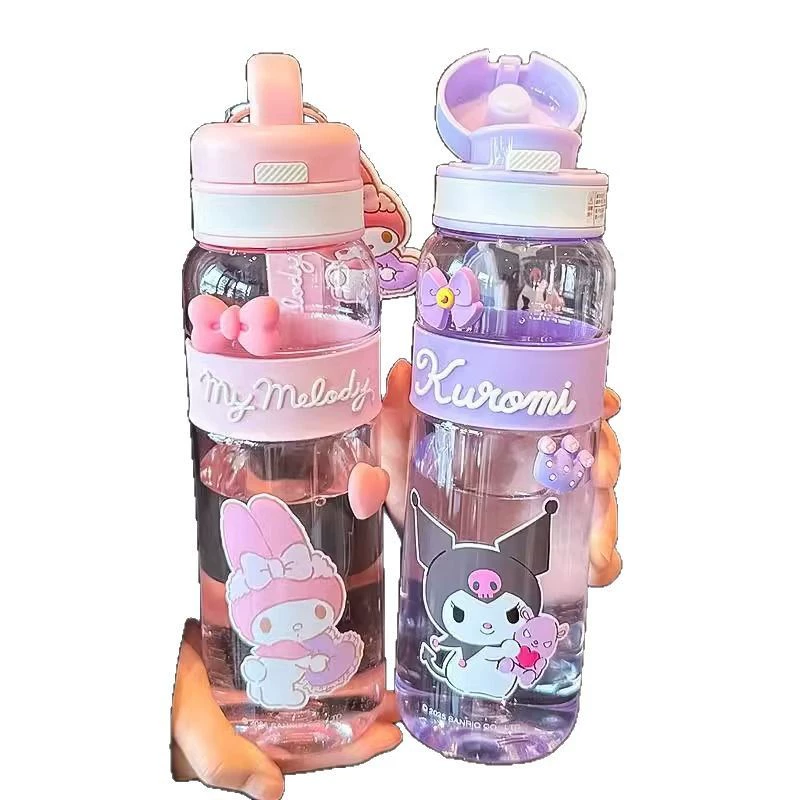Gao Yan ценность Sanrio водный стакан для девочки, милый студент, портативный тритановый пластиковый стакан большой ёмкости для улицы
