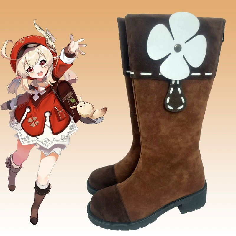 Анимационная обувная фабрика Прямые волосы Оригинальный God Coli COS Обувь для косплея Обувь второго измерения Выставка дизайна обуви Сапоги