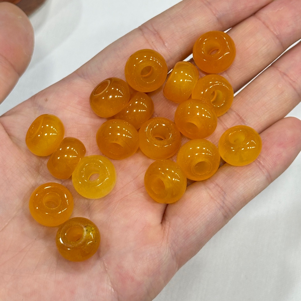 canary stone icy abacus beads diy crafts prayer beads jewelry accessories mobile phone charm bracelet pendant bag hanging necklace original