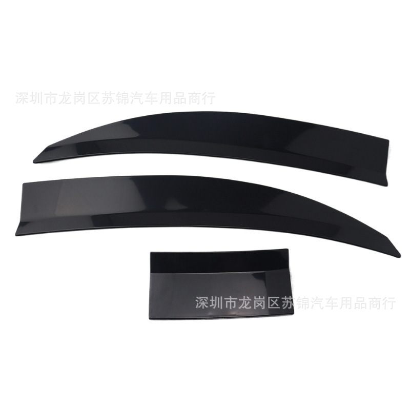 Car Modification Universal Rear Wing, No-Drill Three-Section Adjustable Adhesive Personalized Sedan Sports Car Spoiler Decoration