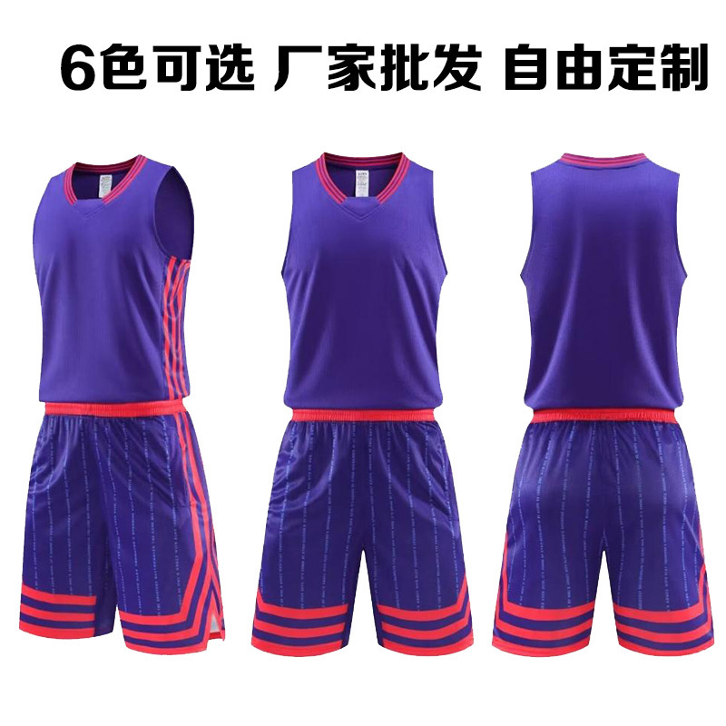 Wholesale College Student Competition Training Team Clothes Sports Vest Printing Number Basketball Clothes suit Men's Summer Quick-Dry