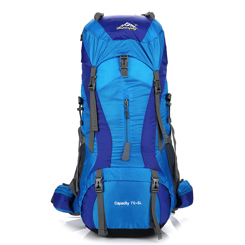 Mochila de Senderismo y Montañismo de Nylon Expansible para Deportes al Aire Libre