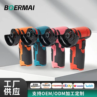 外贸12v多功能3寸迷你角磨机跨境家用大功率小型切割机锂电打磨机