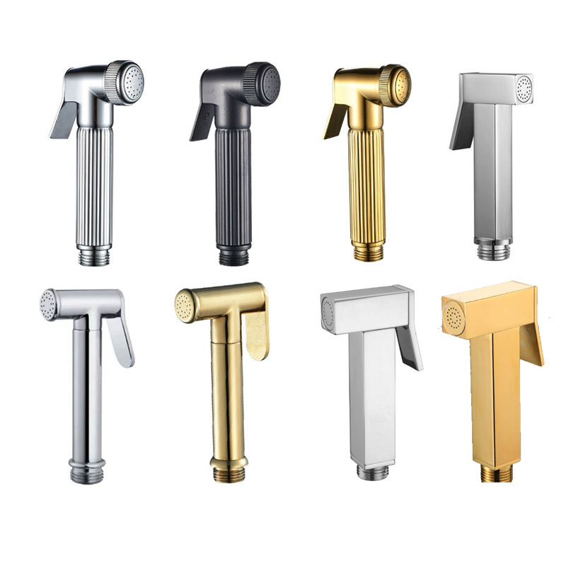Cross-Border Toilet Spray Gun Faucet Bidet Toilet Companion Booster Nozzle Toilet Bathroom Spray Gun