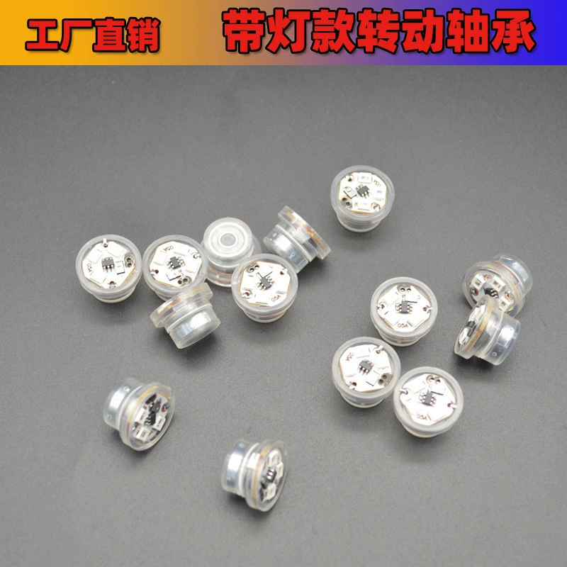 Микроподшипник с подсветкой миниатюрный заколка для шасси для мобильного телефона украшения поворот небольшой подшипник капли ручной работы мини-поворотный подшипник
