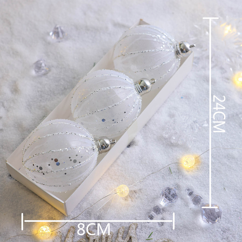 新品アメリカンインスタクリスマスボールスパンコールボールクリスマスツリー装飾ペンダントクリスマスショーウインドー装飾|undefined