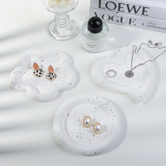 Internet celebrity storage plate, nail art, jewelry display, decorations, small objects, ins photo props, photography background cloth